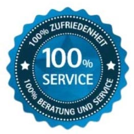 100% Service / Zufriedenheit